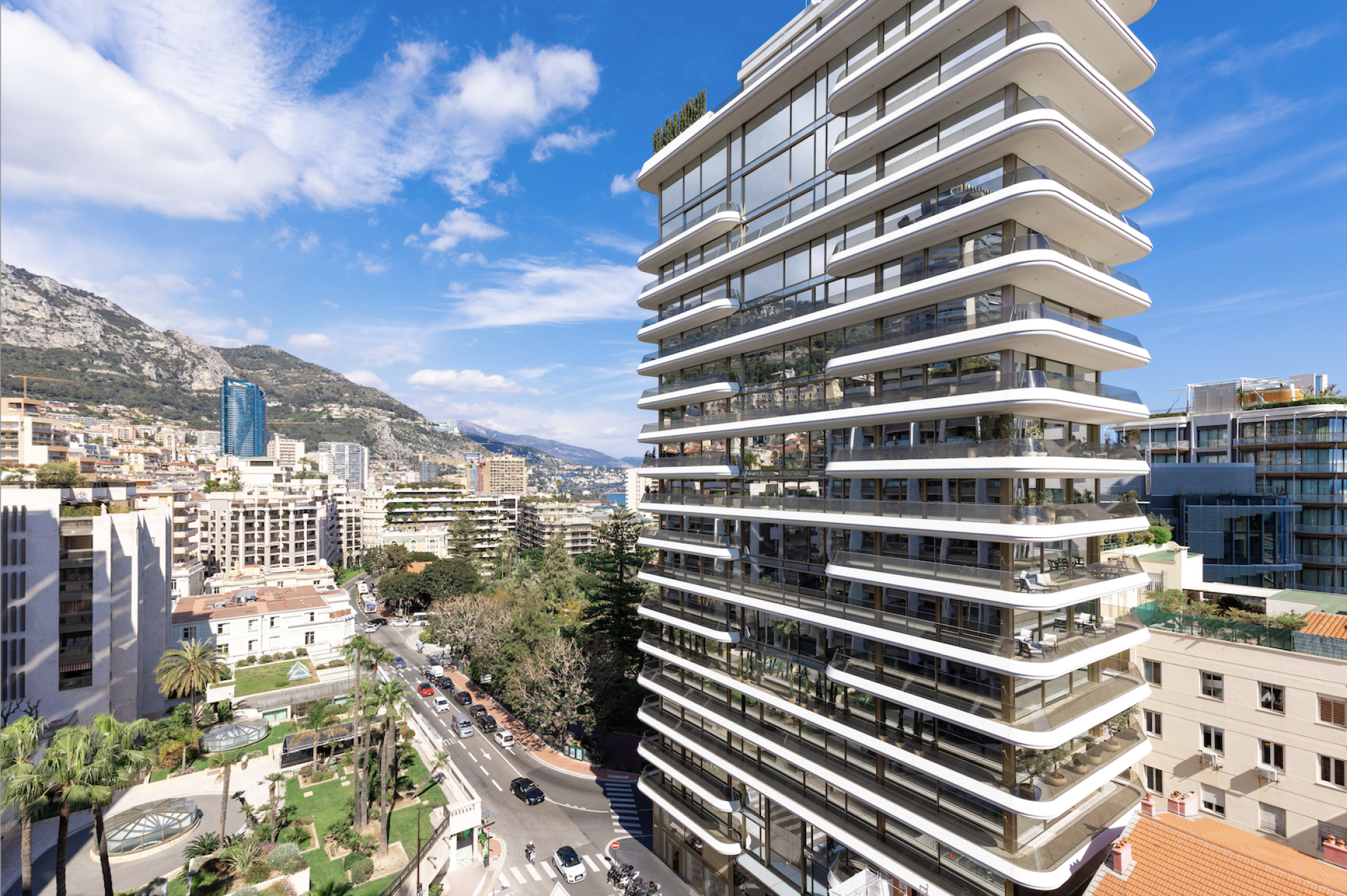 VERKOOP Appartement 2 SLPK Monaco - Carré d'Or / Twee terrassen met open zicht