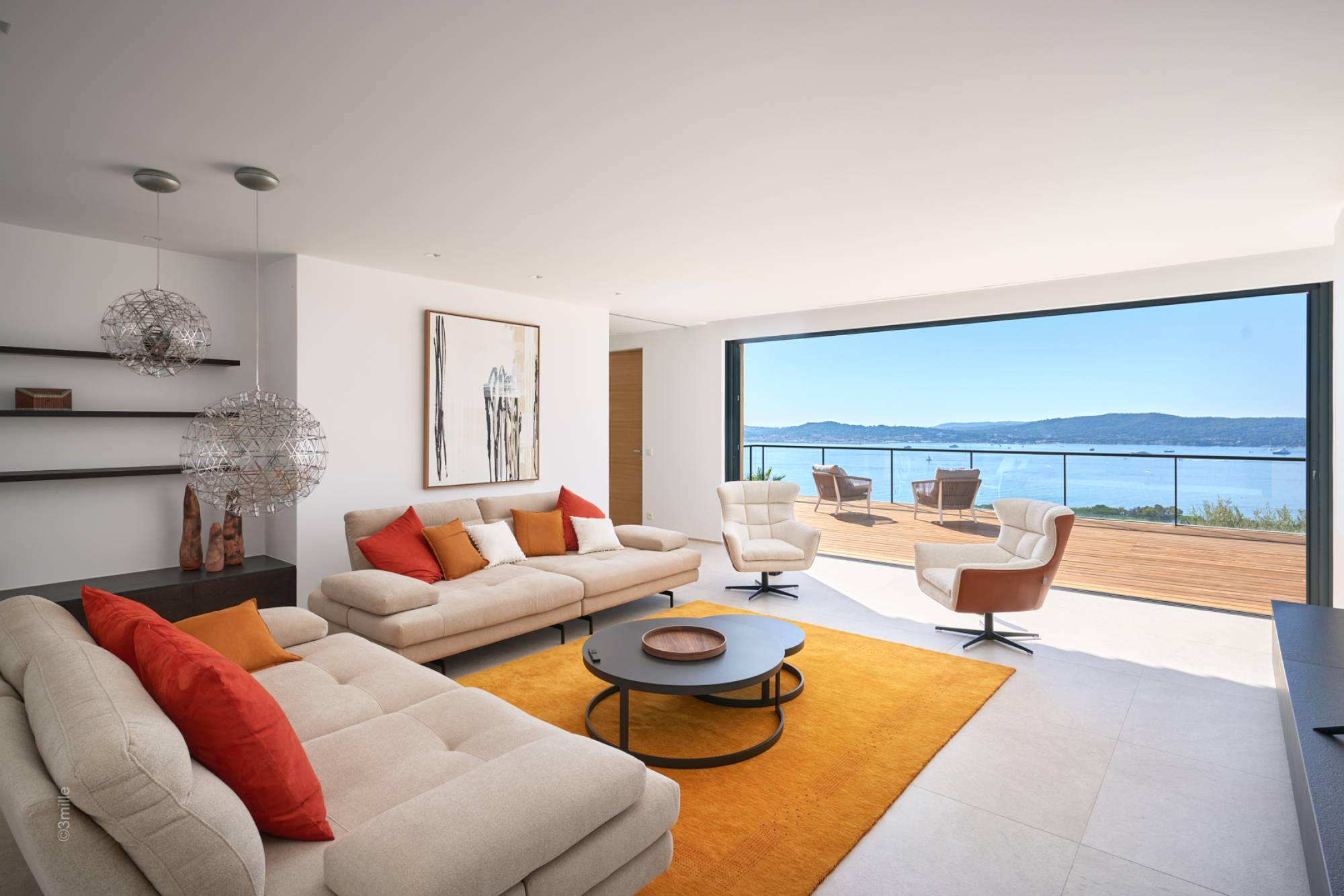 VERKOOP VILLA 6 SLPK GRIMAUD - Panoramisch zeezicht