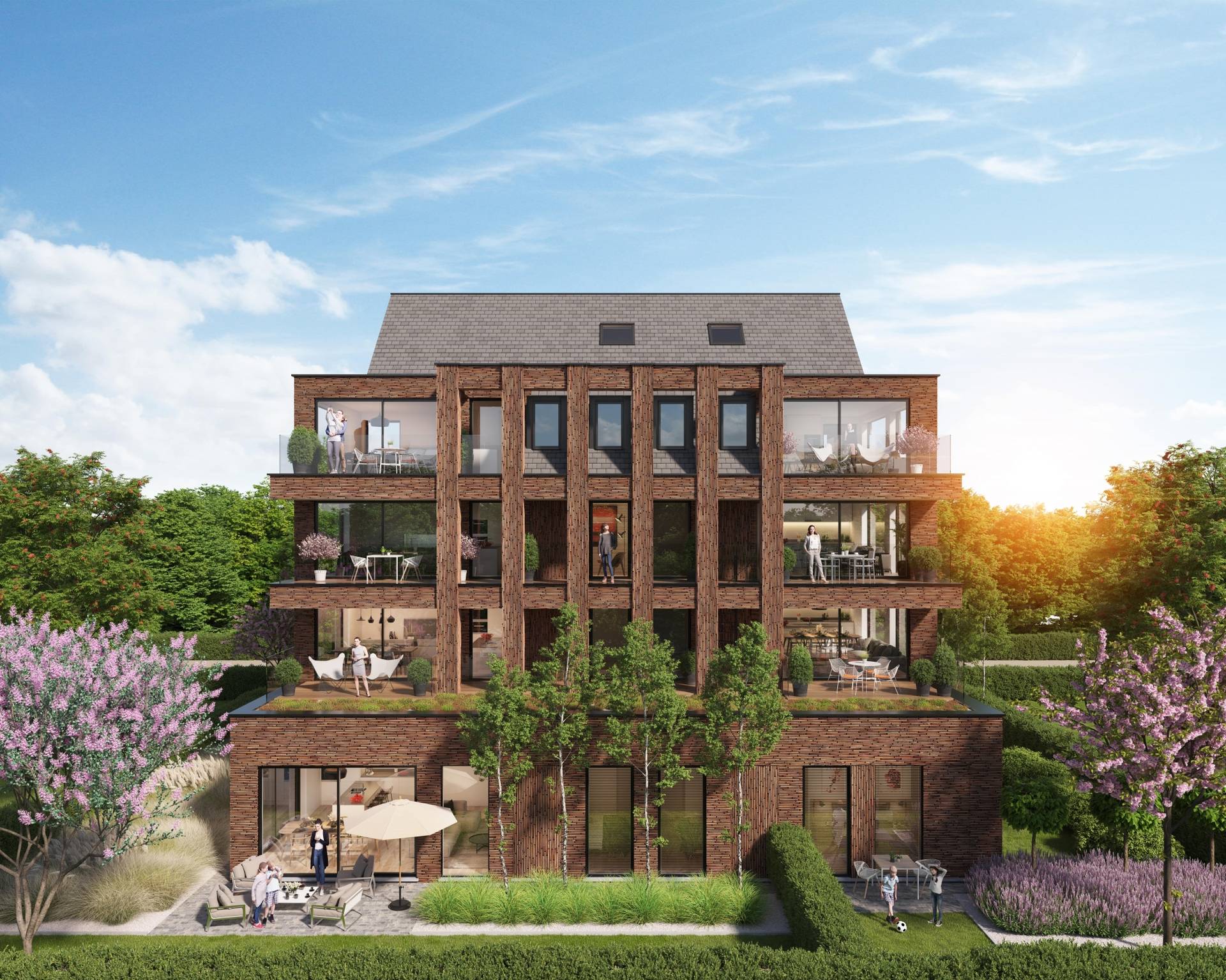 VERKOOP  Appartement 4 / 5 SLPK Knokke-Heist - NIEUWBOUW / 197m2 TUINAPPARTEMENT