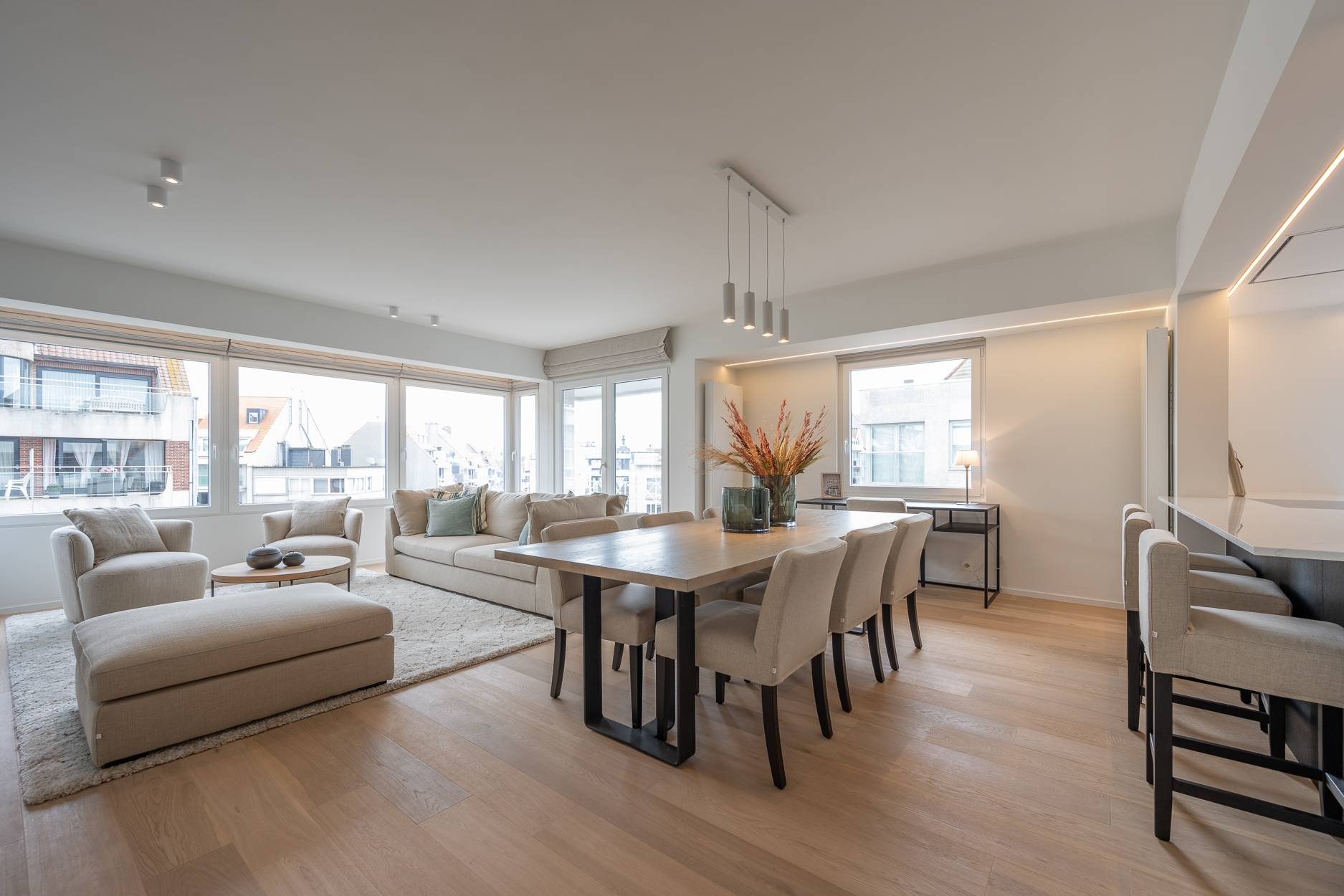 VERHUUR  Appartement 3 SLPK Knokke-Heist - Hoekappartement / Lippenslaan 