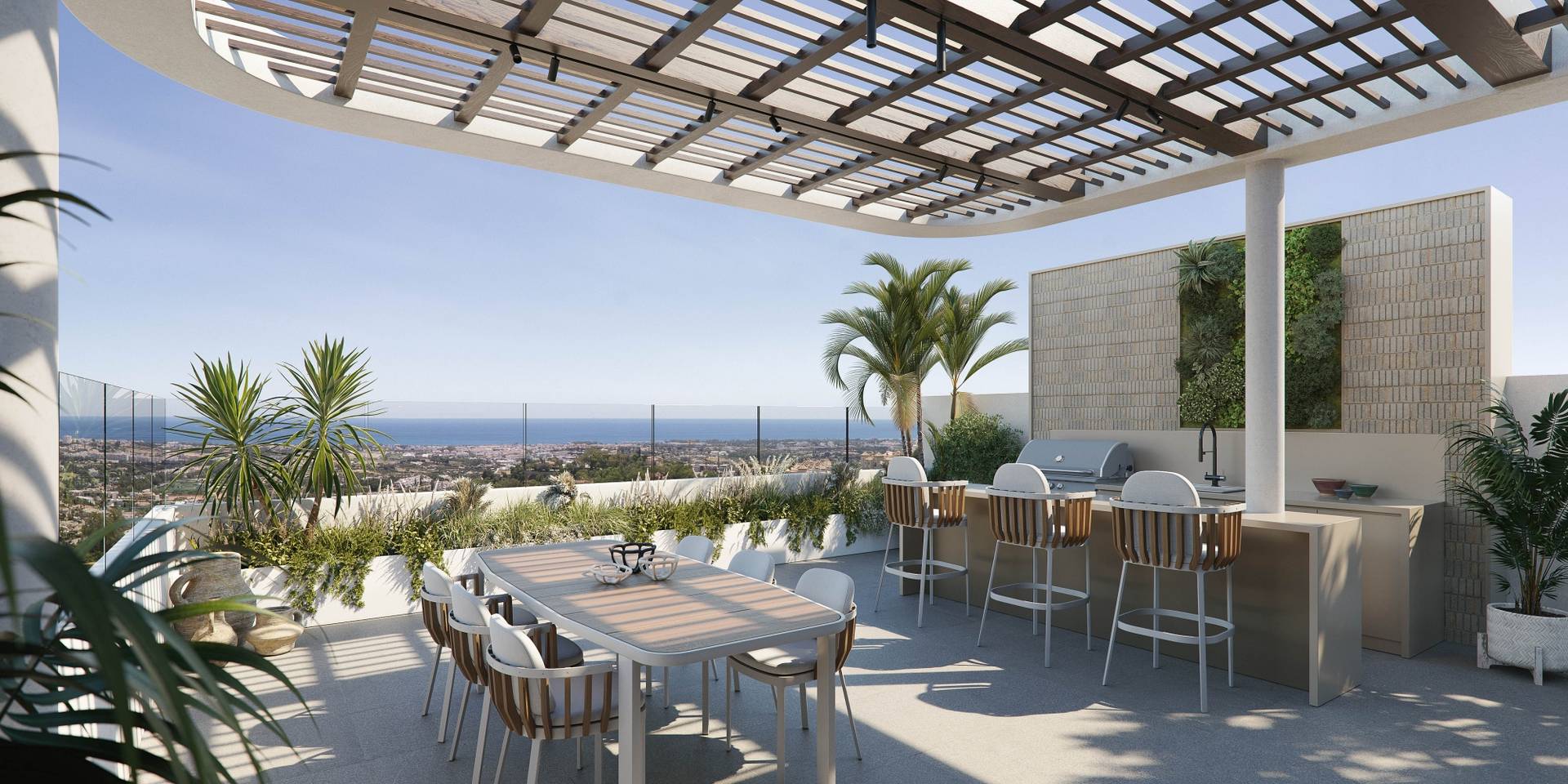 VERKOOP  Appartement 4 SLPK Benahavis / Malaga - SPANJE Penthouse Luz Azul / Res. The View