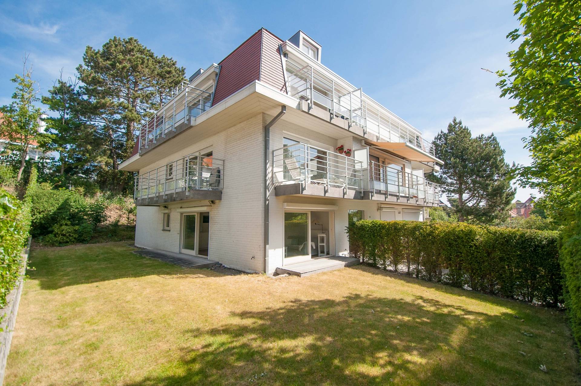 VERKOOP  Appartement 2 SLPK Knokke-Zoute - Hoekappartement met TUIN / Villaresidentie Cottagepad