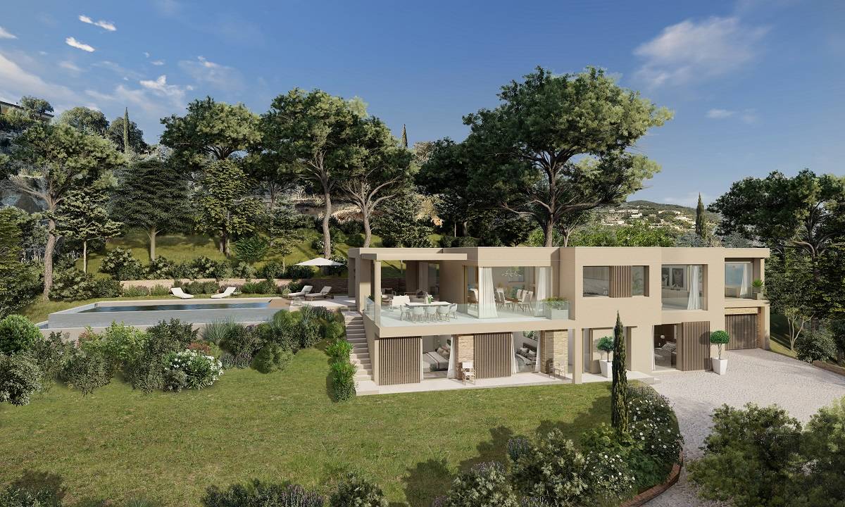 VERKOOP VILLA 7 SLPK - Nieuwbouwvilla Hélios / Le Clos de l'Avelan - GRIMAUD