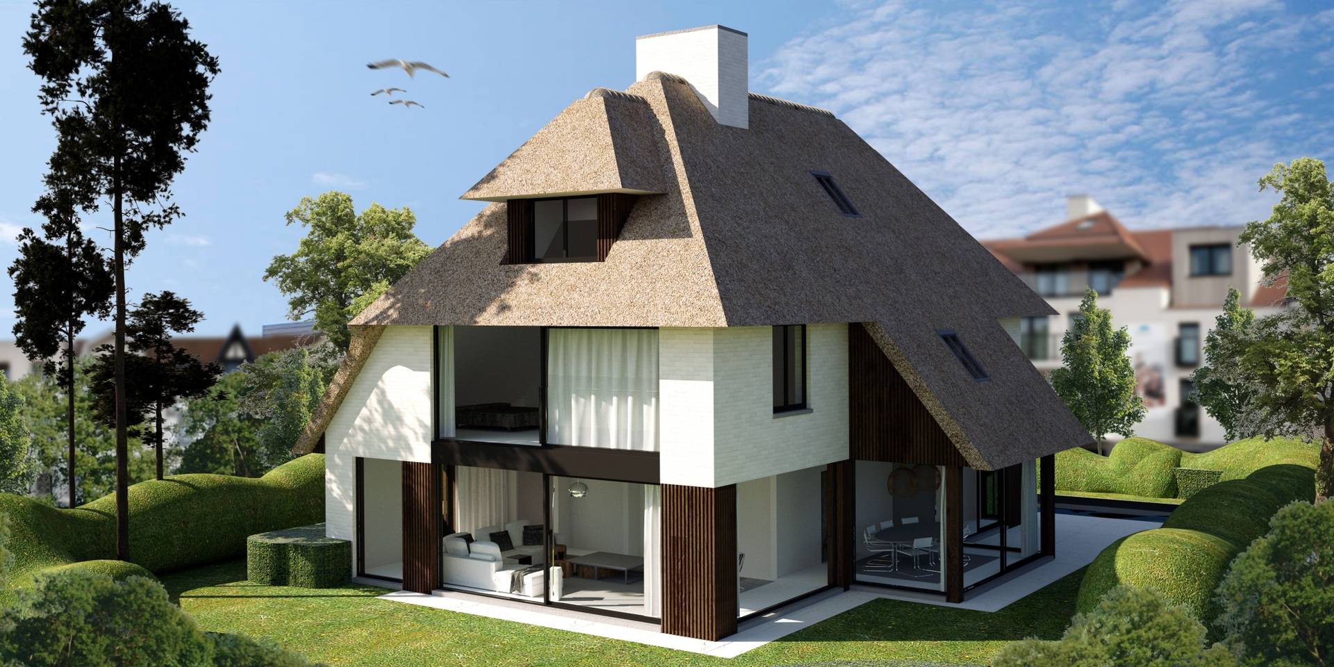 VERKOOP Villa 5 SLPK Knokke-Heist-  Nieuwbouwvilla / Meerlaan / vlakbij het Zegemeer