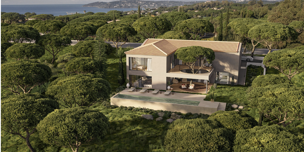 VERKOOP - BOUWGROND MET VERGUNNING - PARC DES SALINS - SAINT-TROPEZ