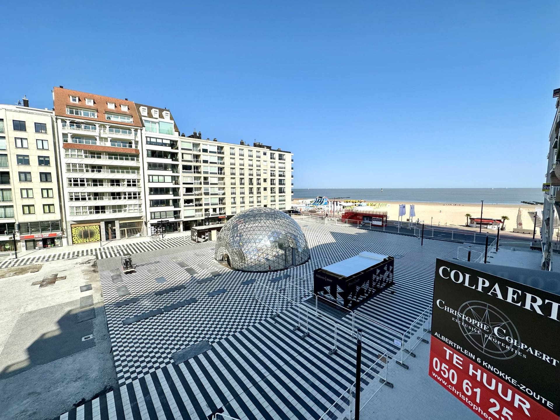 VERHUUR  Appartement 1 SLPK Knokke-Zoute - Albertplein / Zeezicht en zonnekant!