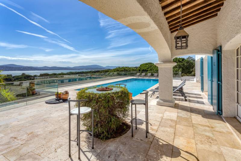 VERKOOP Villa 5 SLPK Grimaud - Golf van Saint-Tropez / uniek zeezicht