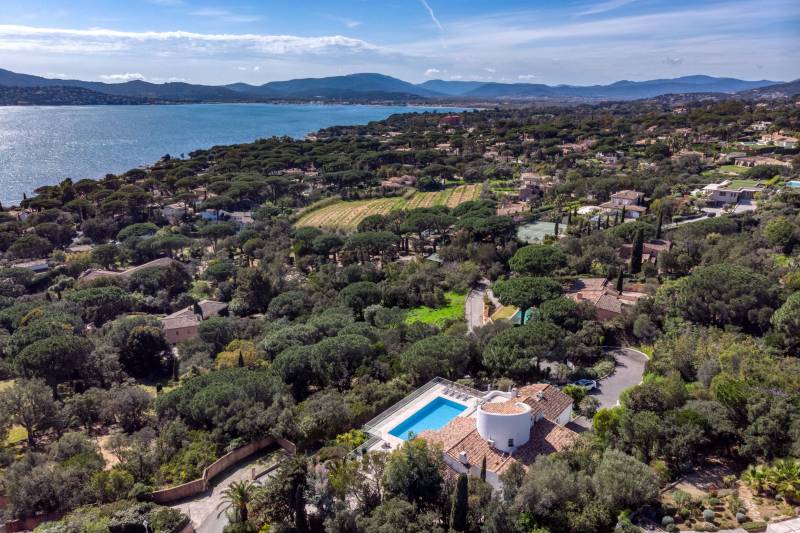 VERKOOP Villa 5 SLPK Grimaud - Golf van Saint-Tropez / uniek zeezicht