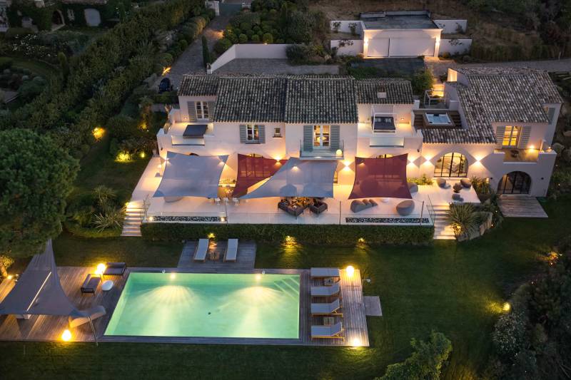 VERKOOP VILLA 7 SLPK RAMATUELLE - Privé-eigendom met ZEEZICHT