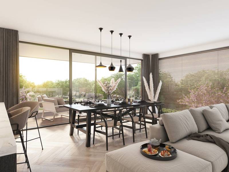 VERHUUR  Appartement 2 SLPK Knokke-Heist - Nieuwbouw / Villaresidentie - tuinappartement