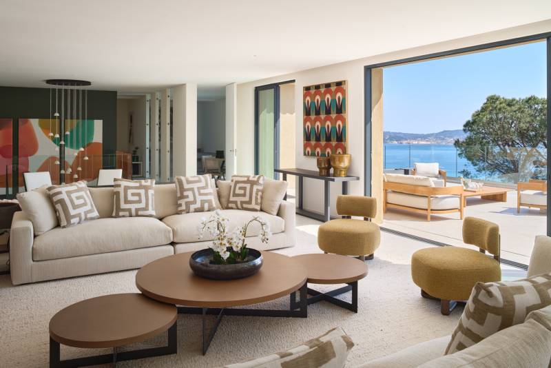 VERKOOP  VILLA 5 SLPK GRIMAUD - Panoramisch zeezicht