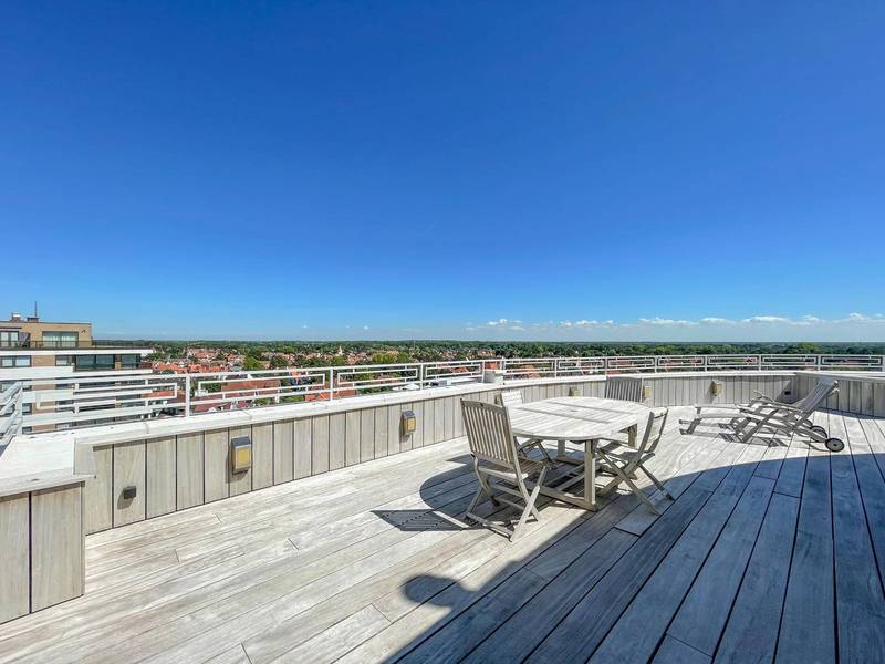 VERKOOP Appartement 2 SLPK Knokke-Zoute - PENTHOUSE / terras 90m² / panoramisch uitzicht!