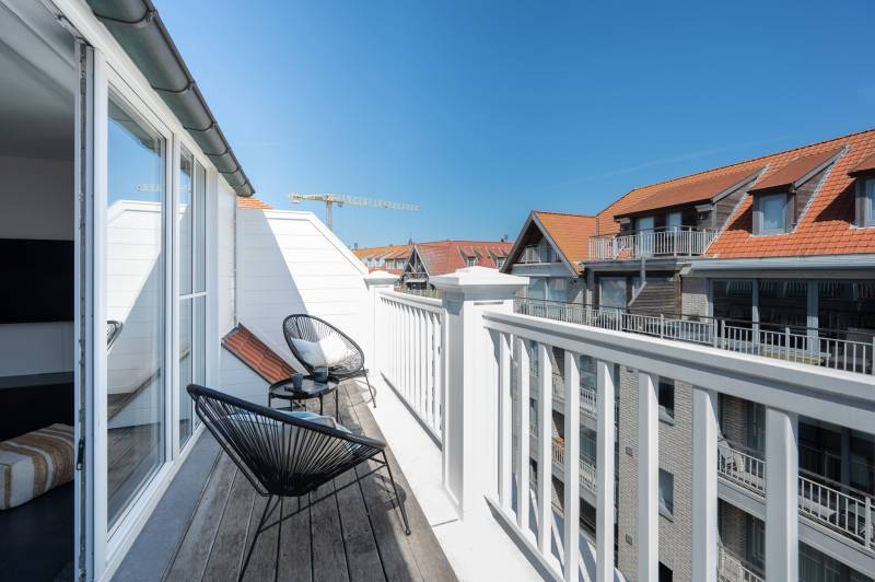 VERHUUR Appartement 2 SLPK Knokke-Heist - DUPLEX appartement / zonnig terras