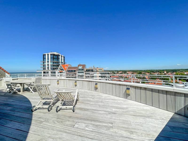 VERKOOP Appartement 2 SLPK Knokke-Zoute - PENTHOUSE / terras 90m² / panoramisch uitzicht!