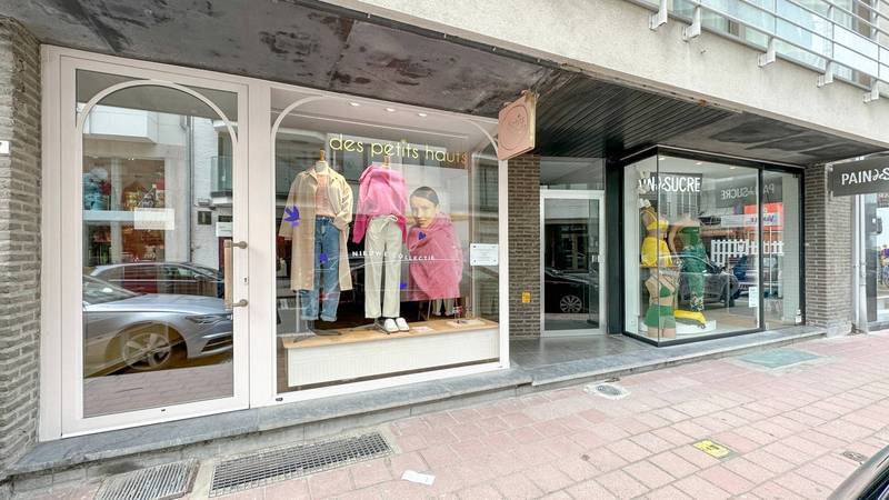 VERHUUR commercieel pand Knokke-Heist -  hartje Zoute / vlakbij het Albertplein