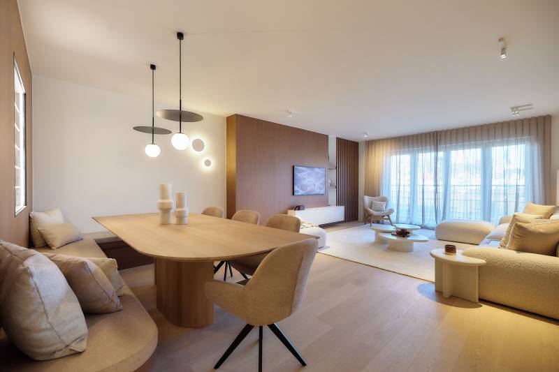 VERKOOP  Appartement 4 SLPK Knokke-Heist -  TOP ingericht TUINAPPARTEMENT te Duinbergen / zijdelings zeezicht