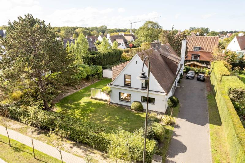 VERKOOP VILLA 4 SLPK Knokke-Zoute - Koppelvilla / Bronlaan vlakbij Oosthoeklein