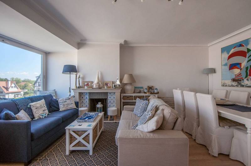 VERKOOP  Appartement 2 SLPK Knokke-Zoute - Albertplein / schitterend zeezicht