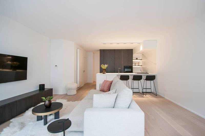 VERKOOP  Appartement 2 SLPK Knokke-Zoute - zijdelings zeezicht / aan het Driehoeksplein