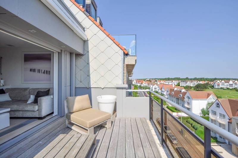 VERKOOP  Appartement 2 SLPK Knokke-Zoute -Penthouse Kustlaan / Minigolf