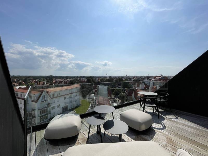 VERKOOP  Appartement 2 SLPK Knokke-Zoute - PENTHOUSE / PANORAMISCH uitzicht over het ZOUTE