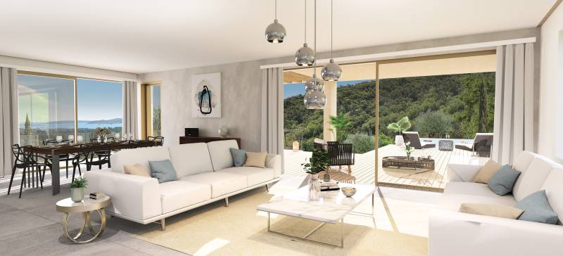 VERKOOP VILLA 7 SLPK - Nieuwbouwvilla Hélios / Le Clos de l'Avelan - GRIMAUD