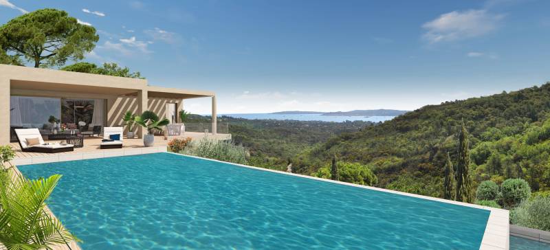 VERKOOP VILLA 7 SLPK - Nieuwbouwvilla Hélios / Le Clos de l'Avelan - GRIMAUD
