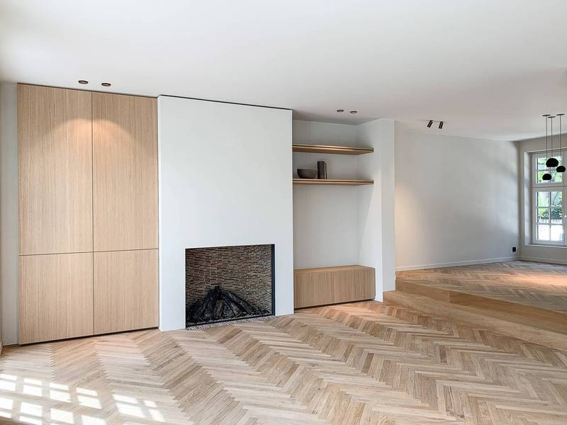 Topafwerking met open gashaard, te koop te Knokke-Zoute