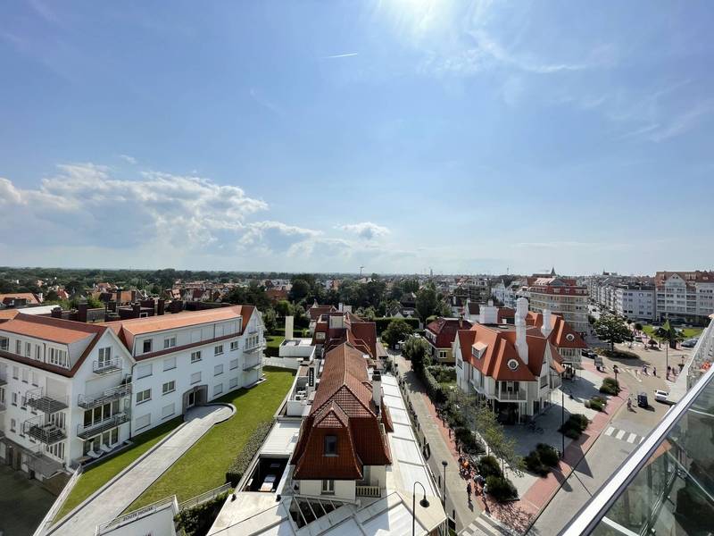 VERKOOP  Appartement 2 SLPK Knokke-Zoute - PENTHOUSE / PANORAMISCH uitzicht over het ZOUTE