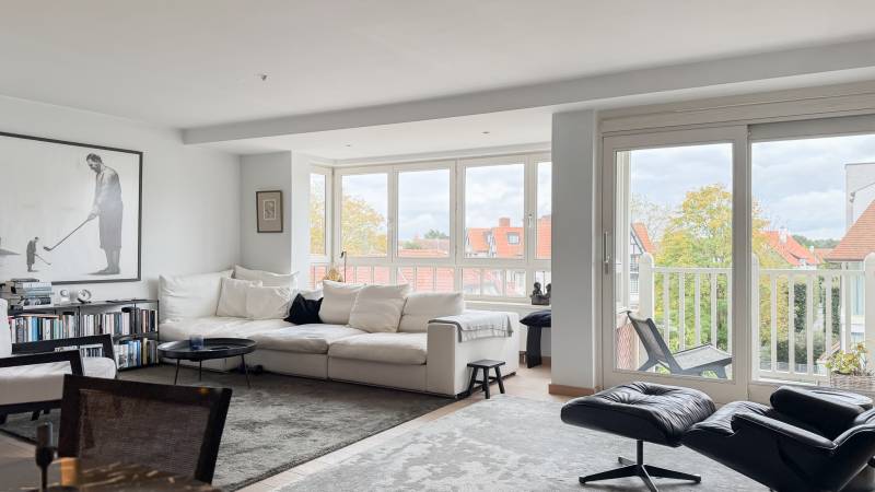 VERHUUR  Appartement 2 SLPK Knokke-Zoute - Kustlaan / ongemeubileerd / Zoute-stijl