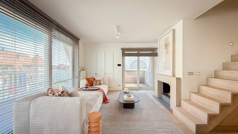 VERKOOP  Appartement 3 SLPK Knokke-HEIST - duplex met zeezicht / Duinbergen