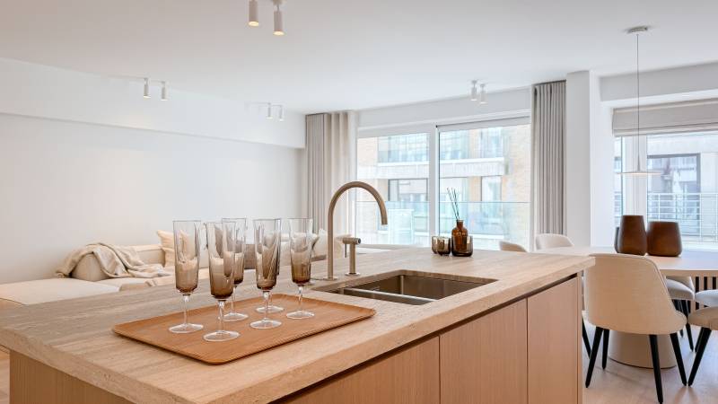 VERHUUR Appartement 3 SLPK Knokke-Zoute - Zijstraat ZEEDIJK / Garage inclusief!!