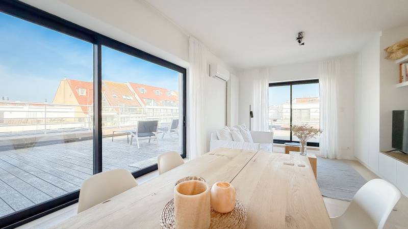 VERKOOP Appartement 1 SLPK Knokke-Heist - PENTHOUSE met adembenemend terras