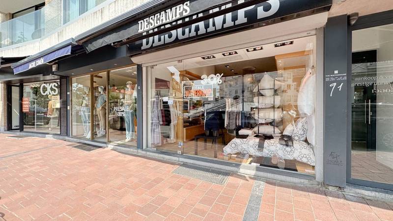VERHUUR commercieel pand Knokke-Zoute -  Kustlaan / tussen Albertplein en Driehoeksplein