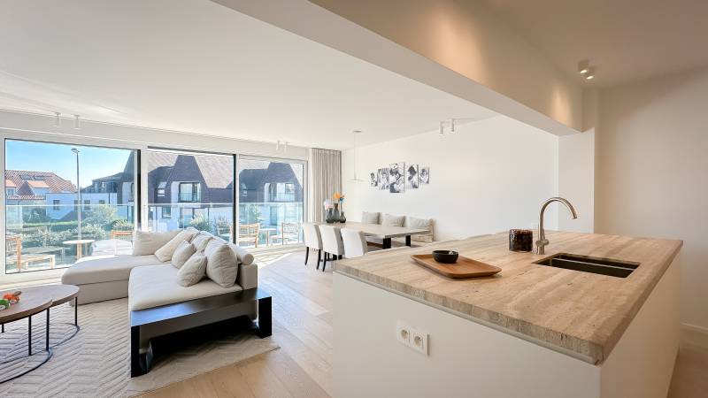 VERHUUR  Appartement 3 SLPK Knokke-Heist - Gemeubileerd / open zicht