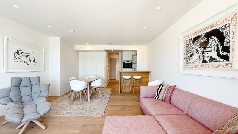 VERKOOP APPARTEMENT 2 SLPK - Knokke-Heist - Zeedijk / Frontaal zeezicht