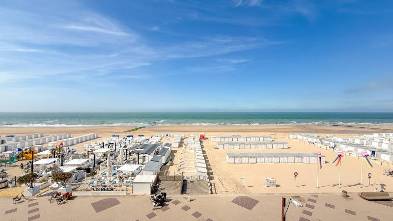 VERKOOP APPARTEMENT 2 SLPK - Knokke-Heist - Zeedijk / Frontaal zeezicht