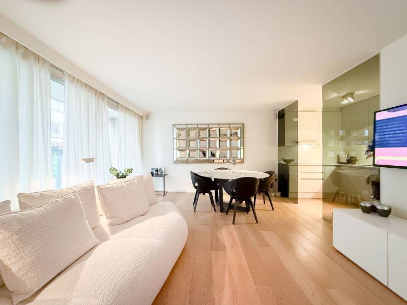 VERKOOP APPARTEMENT 1 SLPK Knokke-Zoute - Zijdelings zeezicht / tss. Albertplein en Driehoeksplein!