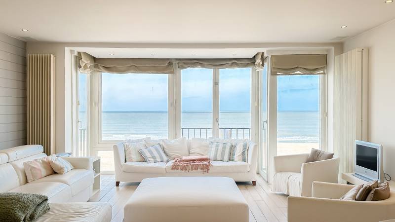 VERKOOP Appartement 3 SLPK Knokke-Zoute - Zeedijk / Frontaal zeezicht / tss. Albertplein en River Woods