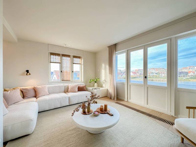 VERKOOP Appartement 4 SLPK Knokke-Heist - Tijdloze renovatie / zicht op het Zegemeer