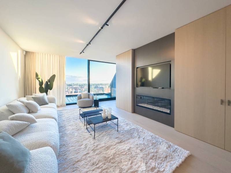 VERKOOP  Appartement 2 SLPK Knokke-Zoute - PENTHOUSE / PANORAMISCH uitzicht over het ZOUTE