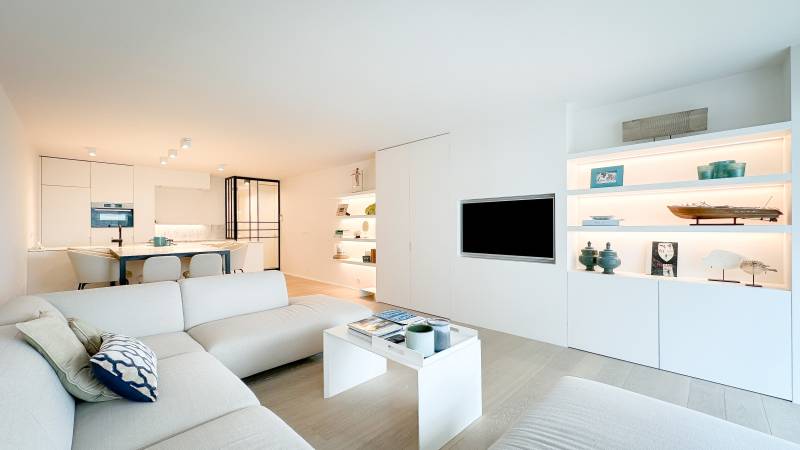 VERKOOP APPARTEMENT 3 SLPK Knokke-Zoute - Kustlaan / ZEEZICHT / aan Lichttorenplein