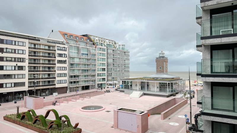 VERKOOP APPARTEMENT 3 SLPK Knokke-Zoute - Kustlaan / ZEEZICHT / aan Lichttorenplein