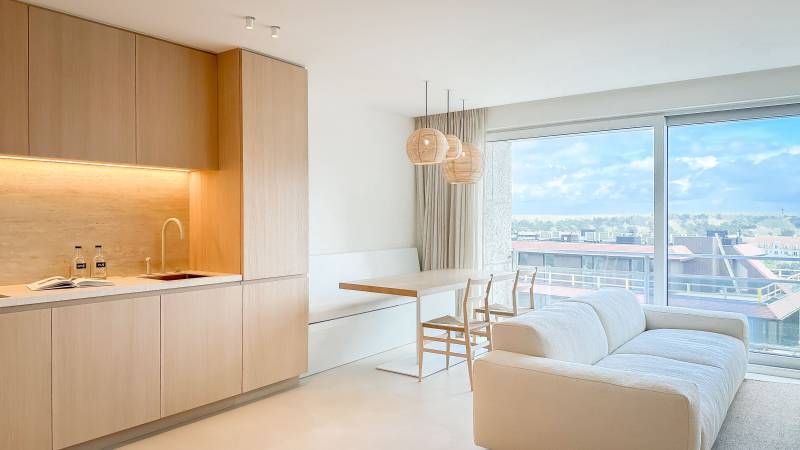 VERKOOP Appartement 1 SLPK Knokke-Zoute - Zeedijk / St-Georges / Zuidgericht terras!