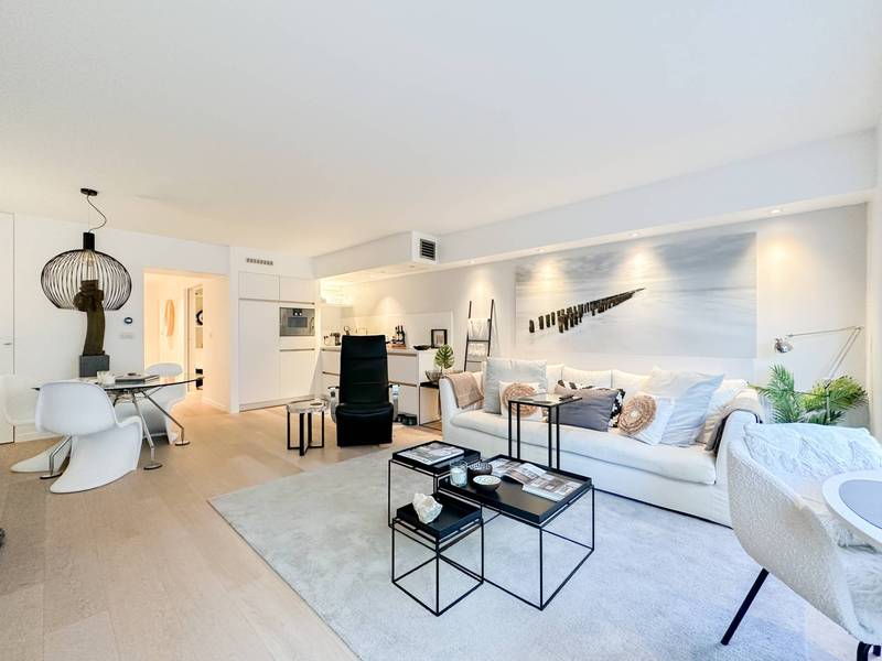 VERKOOP  Appartement 2 SLPK Knokke-Heist - Zijdelings zeezicht / aan Driehoeksplein