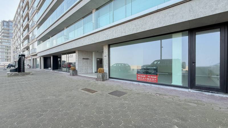 VERHUUR  Commercieel pand - Zeedijk Zoute / aan Albertplein