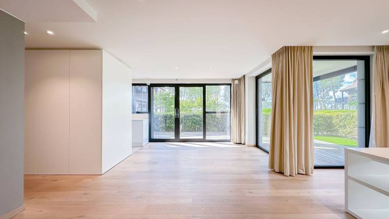 VERKOOP  Appartement 2 SLPK Knokke-Heist - Duinenwater LAKE FRONT - Hoekappartement met tuin