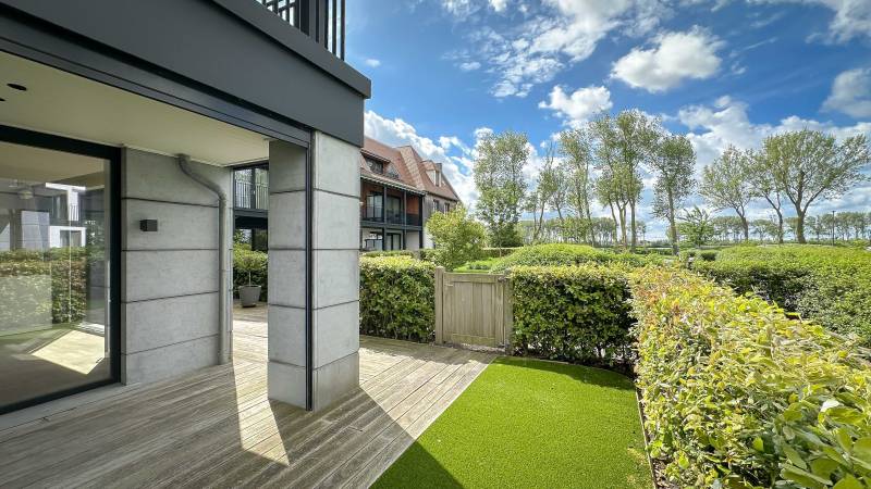 VERKOOP  Appartement 2 SLPK Knokke-Heist - Duinenwater LAKE FRONT - Hoekappartement met tuin