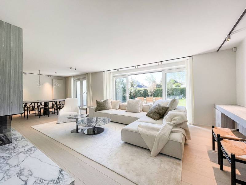 VERKOOP Villa 4 SLPK Knokke-Zoute - Koppelvilla nabij Boslaan / uitzonderlijke afwerking