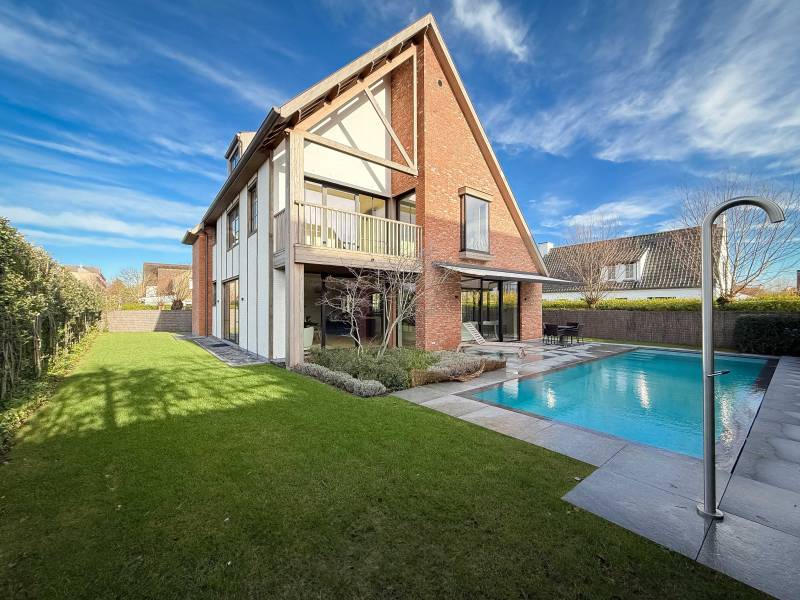 VERKOOP VILLA 5 SLPK Knokke-Heist - NIEUWBOUWVILLA aan de rand van het Zoute